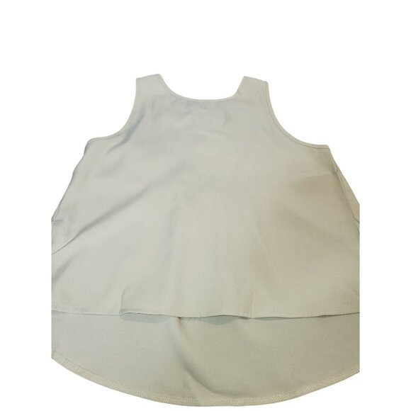 Beige Sleeveless Crochet Top & Elastic Waist Shorts Set XL - Picture 3 of 9